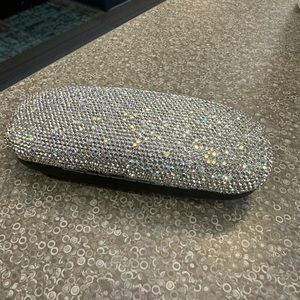 Bling Rhinestone Glasses Case Holder